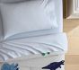 Chambray Striped Organic Cotton Sheet Set