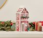Clay Light-Up Mantel Village Houses