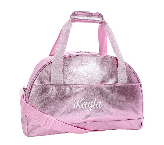 Mackenzie Metallic Gold Ultimate Duffle Bag | Pottery Barn Kids