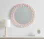 Hydrangea Round Mirror (28")