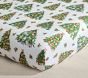 Christmas Trees Organic Flannel Crib Fitted Sheet