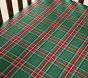 Stewart Plaid Flannel Organic Crib Fitted Sheet