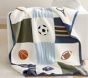 All Star Sports Patchwork Heirloom Kid Throw Blanket