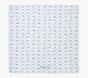 Delft Tile Farm Friends Oversized Pointelle Baby Blanket