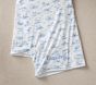 Delft Tile Farm Friends Oversized Pointelle Baby Blanket