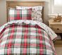 Stewart Plaid Sherpa-Backed Comforter &amp; Shams