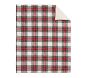 Stewart Plaid Sherpa-Backed Comforter &amp; Shams