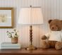 Chris Loves Julia Turned Wood Table Lamp (18")
