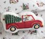 Christmas Tree Truck Pillow