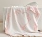 Bow Heart Fuzzy Kid Throw Blanket