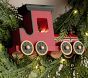 Train Lit Faux Greenery Wreath