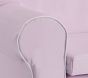 Anywhere Sofa Lounger, Twill with White Piping