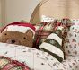 Holiday Teddy Bears Organic Sheet Set