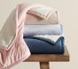 Sherpa-Backed Chamois Baby Blanket