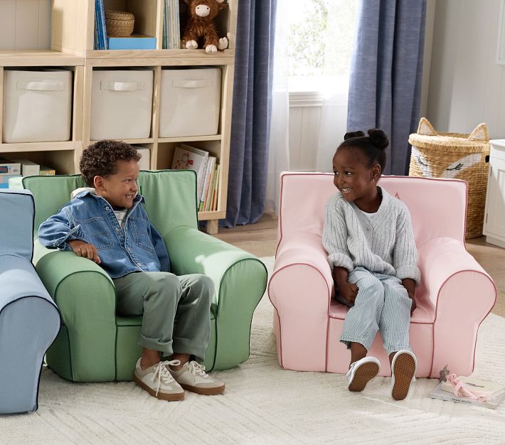 Anywhere Chair, Monochrome Twill Collection | Pottery Barn Kids