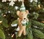 Felted Winter Sports Animal Ornaments, Set of 6