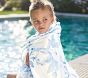 LoveShackFancy Damask Kid Beach Hooded Towel UPF 50+