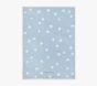 Scattered Stars Fuzzy Baby Blanket