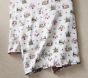 Holly Jolly Santa Oversized Organic Muslin Baby Blanket