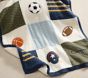 All Star Sports Patchwork Heirloom Baby Blanket