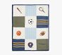 All Star Sports Patchwork Heirloom Baby Blanket