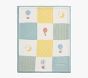 Hot Air Balloon Patchwork Heirloom Baby Blanket