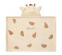 Giraffe Luxe Faux Fur Baby Hooded Towel