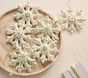 Felt Beaded Jumbo Snowflake Ornaments, Set of 6