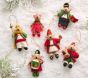 Felt Marching Bears Ornaments, Set of 6