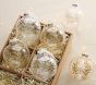 Shatterproof Glitter Vines Ball Ornaments, Set of 6