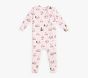 Blush Holly Jolly Santa Bamboo Viscose Baby Pajama