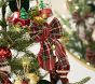 Plaid Mini Decorated Light Up Tree