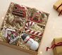 Classic Christmas Beaded Ornaments, Set of 6