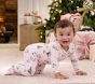 Blush Holly Jolly Santa Bamboo Viscose Baby Pajama