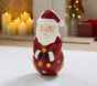 Paper Mache Santa with Stars Luminary