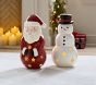 Paper Mache Snowman Luminary