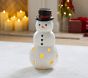 Paper Mache Snowman Luminary