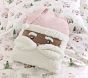 Blush Santa Shaped Pillow