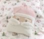 Blush Santa Shaped Pillow
