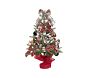 Plaid Mini Decorated Light Up Tree