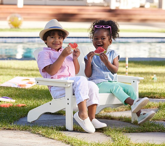 Kids Double Seat Adirondack Chair | Pottery Barn Kids