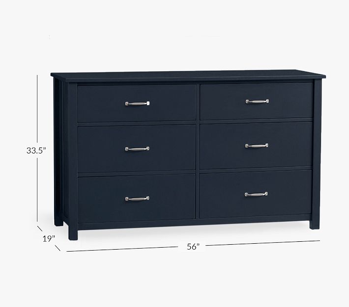 Camp Extra-Wide Dresser, Blue/Navy
