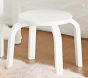 Madeline Vanity Stool, Pink Ruffle