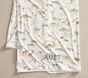 Noah's Ark Bamboo Viscose Baby Blanket