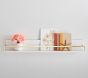 Gold Polished Metal Shelves (24" - 36")