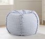 Anywhere Beanbag™, Chambray Blue Ruffle Gingham
