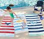 Rugby Stripe Shark Kid Beach Towel UPF 50+