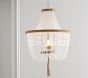 Rissa Crystal Beaded Chandelier (17")