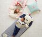 Puppy Gingham Shaggy Head Sleeping Bag