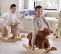Highland Cow Critter Plush Nursery Rocker
